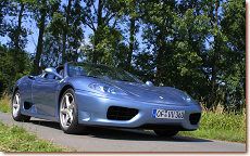 Ferrari 360 spider s/n 122395 azzurro california