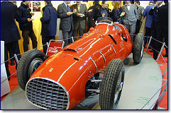 Ferrari 166 F2 s/n 006C displayed by LDA Assurances