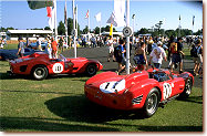 250 TR 60 s/n 0774, owned by P. Paul Pappalardo and driven by Paul Frère, 330 TRI s/n 0808, owned by Pierre Bardinon and driven by Phil Hill