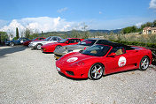 Parking at Castello di Meleto