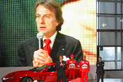 Luca di Montezemolo, Michael Schumacher, Rubens Barrichello and Jean Todt