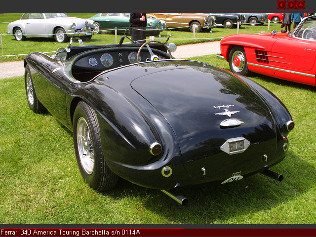 Ferrari 340 America Touring Barchetta s/n 0114A