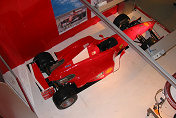 Aerial view of F1 car