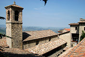 Centro Storico San Marino, view from Via Donna Felicissima