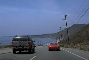 250 GT SWB Berlinetta s/n 1905GT from  328 GTS on Coast Highway One