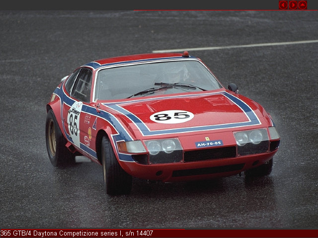 365 GTB/4 Daytona Competizione series I, s/n 14407