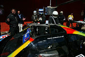 Laurence Pearce surveys his "Targa" Lister Storm