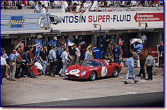 Nürburgring 1000 km 1966: The 250 LM s/n 8165 was the last of a series of 32 cars. At the Nürburgring, it was driven by Mairesse/ Müller to a 9th place. It was later sold to David Piper