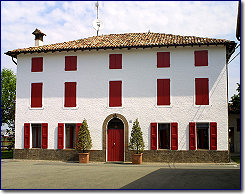 Casa Ferrari located in the middle of the Fiorano race track area