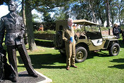 Douglas Bader Memorial & Jeep