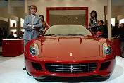 Geneva AutoShow - Luca di Montezemolo and the Ferrari 599 GTB Fiorano