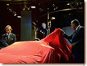 Luca di Montezemolo and Sergio Pininfarina unveiling the 550 barchetta