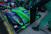 As a consequence of difficulties restarting the engine at the second pit stop, leaders, Pescarolo Sport' s Courage C60 Peugeot of Eric Helary and Nicolas Minassian were forced to retire with clutch problems