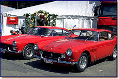 250 GTEs s/n 2433GT in the front and s/n 4163GT