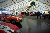 Tent with historic cars