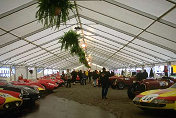 Tent with historic cars