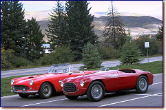 Ferrari 250 GT PF S2 Cabriolet s/n 3655GT & 212 Touring Barchetta s/n 0158ED