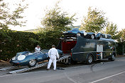 Loading the Ecurie Ecosse Lorry