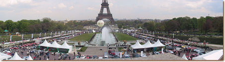 Tour Auto 2002, Scrutineering, Trocadero, Paris