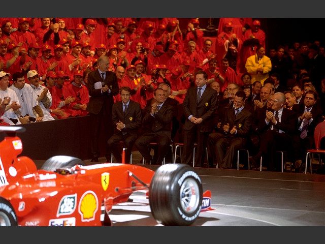 Jean Todt being celebrated