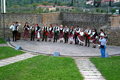 Traditional dance at Monte San Savino