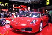 Sergio Pininfarina, Piero Ferrari - F430  World Premier (red) s/n 139119