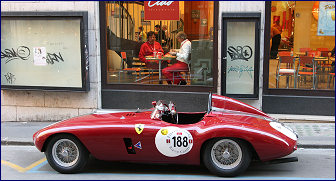 Ferrari 340 MM Touring Barchetta s/n 0294AM rebodied Monza stlye