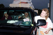 Fans enter Sebring Wednesday morning to wait for Saturday's  race