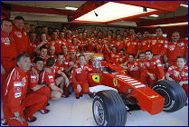 Ferrari team