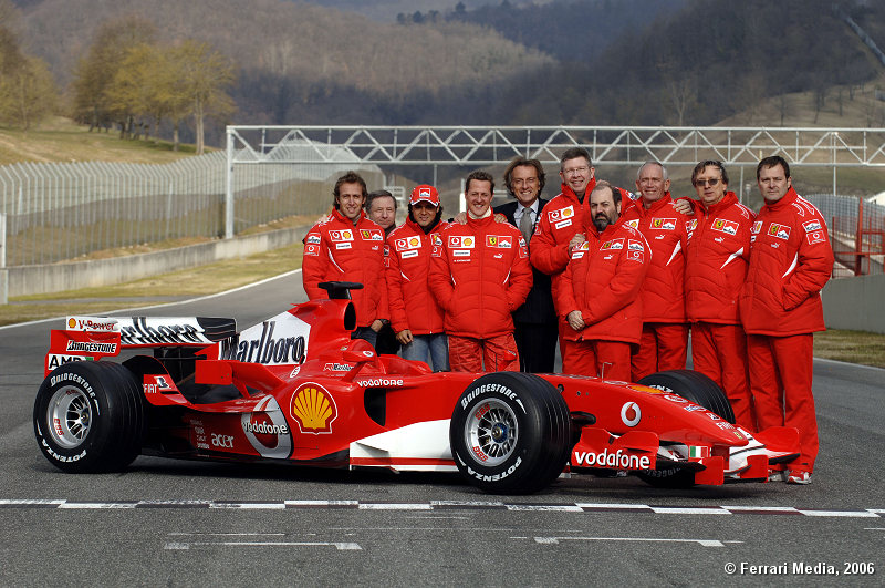 Drivers, technicians and the 248 F1