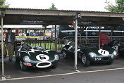 06 Jaguar D-Type "long-nose" Gary Pearson;11 Jaguar D-Type Lukas Hüni