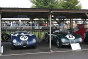 30 Jaguar C-Type Ben Cussons;22 Jaguar C-Type David Wenman