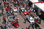 Scrutineering at the Piazza Vittoria