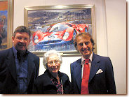 Ross Brawn, Anne Hoare and Luca di Montezemolo