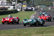 03 Aston Martin DBR1 s/n DBR1/4 Adrian Beecroft;08 Ferrari 196 S Dino s/n 0776 Joe Bamford