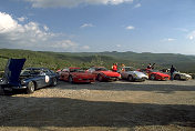 Parking at Castello di Meleto