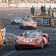 Ferrari 330 P2 s/n 0828 (no. 19) & 250 LM s/n 5893 (no. 21)