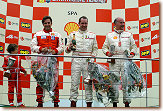 Podium of Historic Challenge, Grid C, race 2