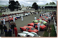 The assembly area before the Tourist Trophy Celebration