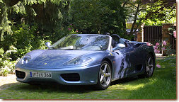 Ferrari 360 spider s/n 122395 azzurro california