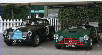 03 Aston Martin DB2 s/n LML/50/9 Oliver Leyba;04 Aston Martin DB3 s/n DB3/2 Wolfgang Friedrichs