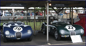 30 Jaguar C-Type Ben Cussons;22 Jaguar C-Type David Wenman