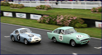 22 Sunbeam Harrington Alpine Le Mans Robin Blunden;06 Austin Healey Speedwell Sprite Michael Wylie