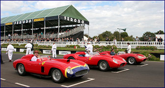 Ferrari 290 MM Scaglietti Spyder s/n 0626 Ronald Stern;Ferrari 250 TR/58 s/n 0704TR Neil Twyman Ltd;Ferrari 250 TR/58 s/n 0728TR Pierre Bardinon