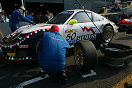 Final pit stop for the #50 Freisinger Porsche 996 GT3-RS of Marc Lieb  and Stephane Ortelli