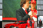 Luca di Montezemolo, Michael Schumacher, Rubens Barrichello and Jean Todt