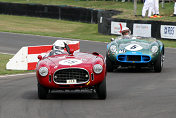 05 Aston Martin DB3S ch.Nr.DB3S/10 David Bennett;15 Ferrari 340 America s/n 0196a Joe Bamford