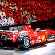 Ferrari's CEO, Luca Cordero di Montezemolo, holding his speech