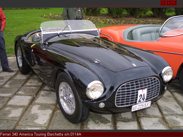 Ferrari 340 America Touring Barchetta s/n 0114A