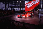 Ross Brawn and Jean Todt during the F2002 presentation